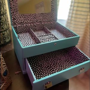 Beautiful Teal Jewelry Box